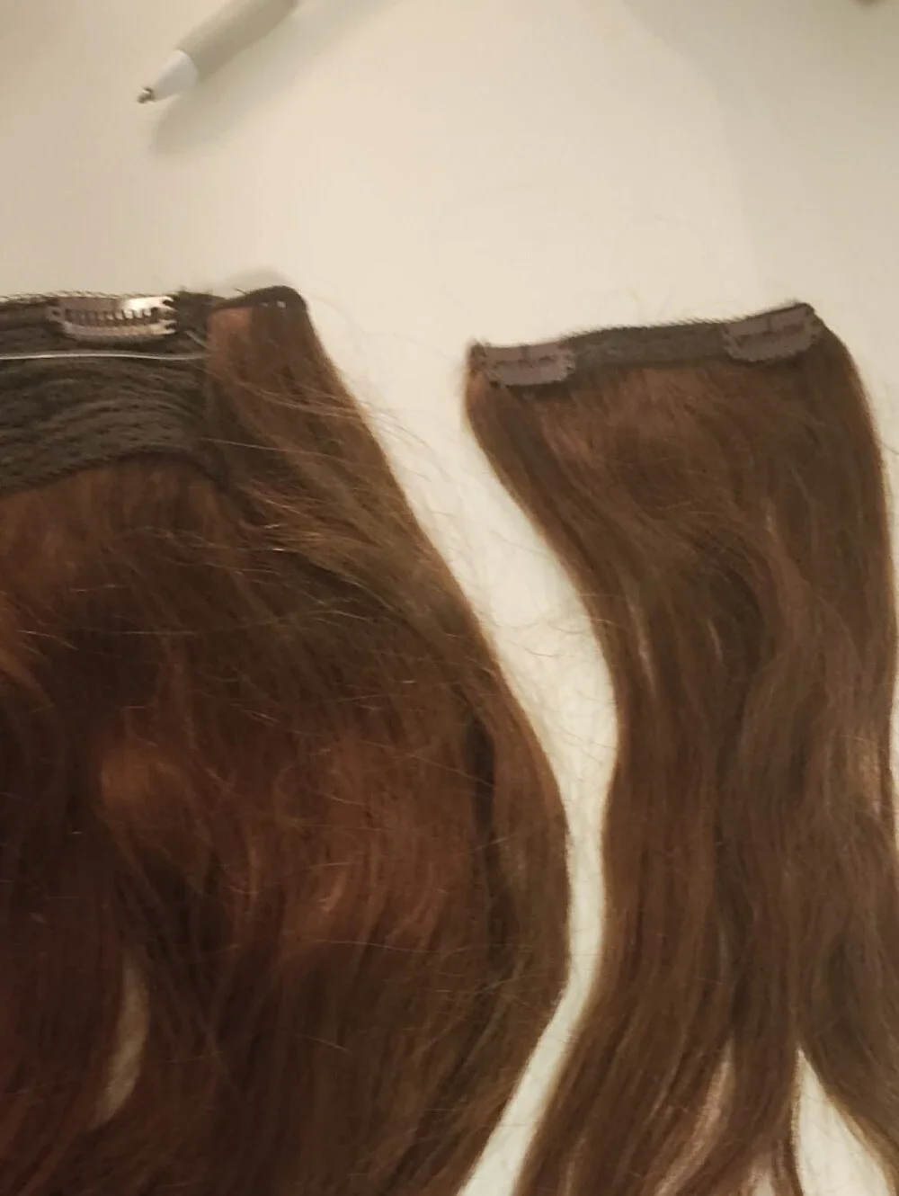 Natural Brown Wavy Clip-In Hair Extensions - Soft Volume